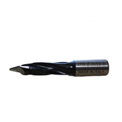 Сверло присадочное сквозное 8*58 RH 50H.080.R (Ful)
